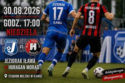 Jeziorak Iława – Huragan Morąg. Czas na kolejny ligowy sprawdzian