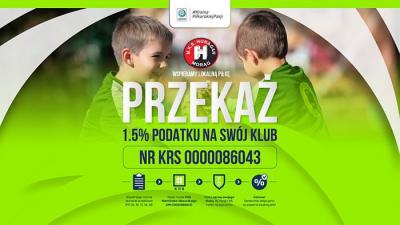 Przekaż 1,5% podatku na swój klub
