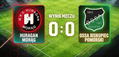 Huragan Morąg dopisuje ważny punkt w starciu z Ossą Biskupiec Pomorski