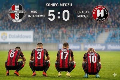 Blamaż w Działdowie. Huragan bez punktów i bez walki