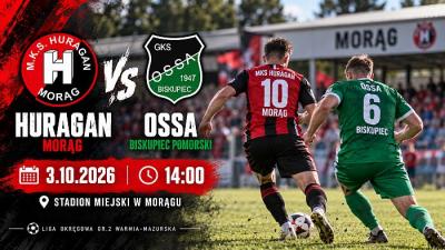 Huragan Morąg – Ossa Biskupiec Pomorski. Czas przerwać niekorzystną serię